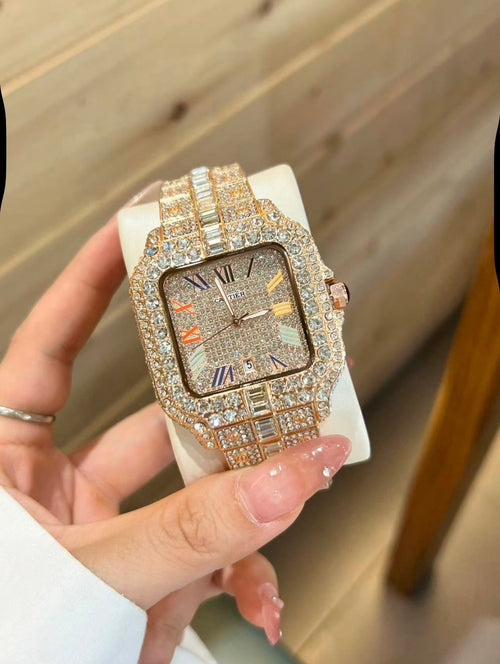Iced Out Moissanite Cartier