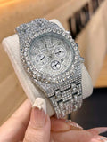 Iced Out Silver Moissanite AP