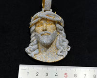 Moissanite Jesus Pendant