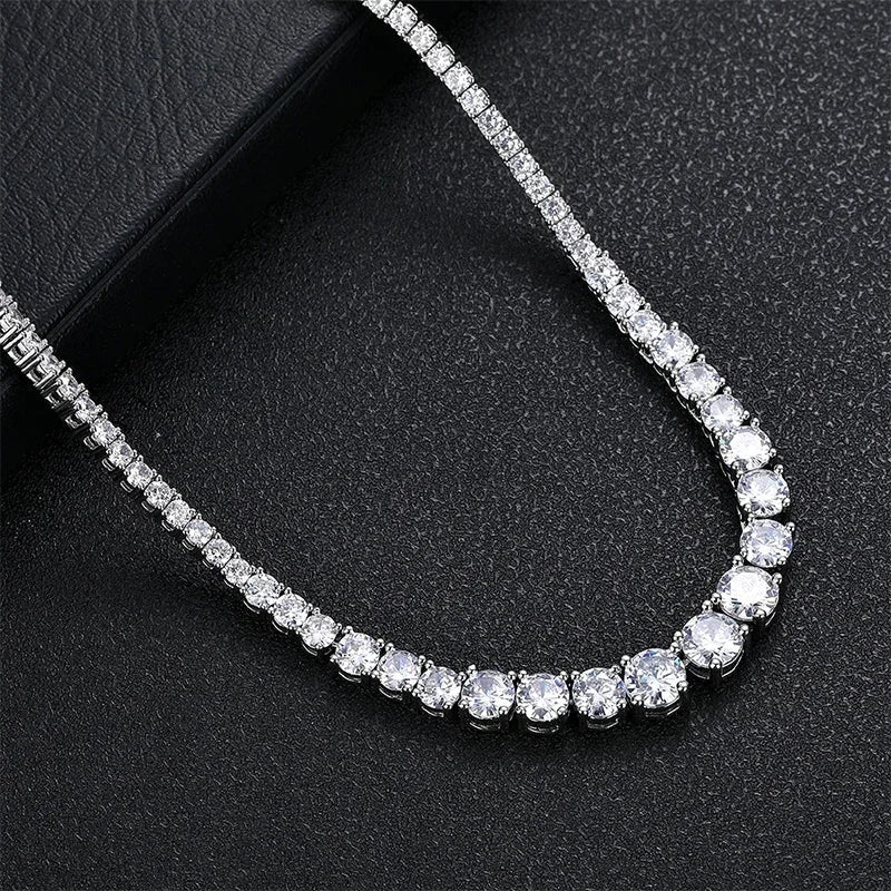 Moissanite Tennis Necklace