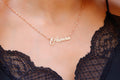 Twist Chain Name Necklace | Personalized 14K Gold Filled